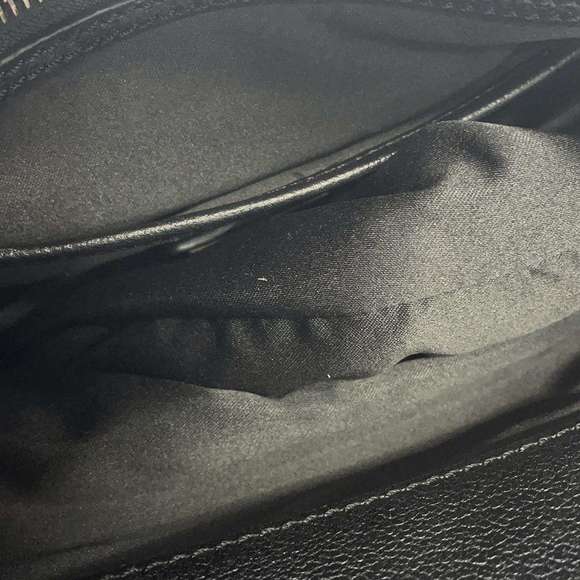 Miu Miu Logo 2way Handbag Beige Bkack - Picture 10 of 16